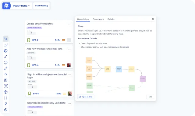 Sprint planning with Jira